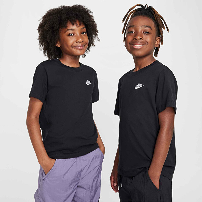 Nike Sportswear Emb Futura Lbr Çocuk Siyah Tişört