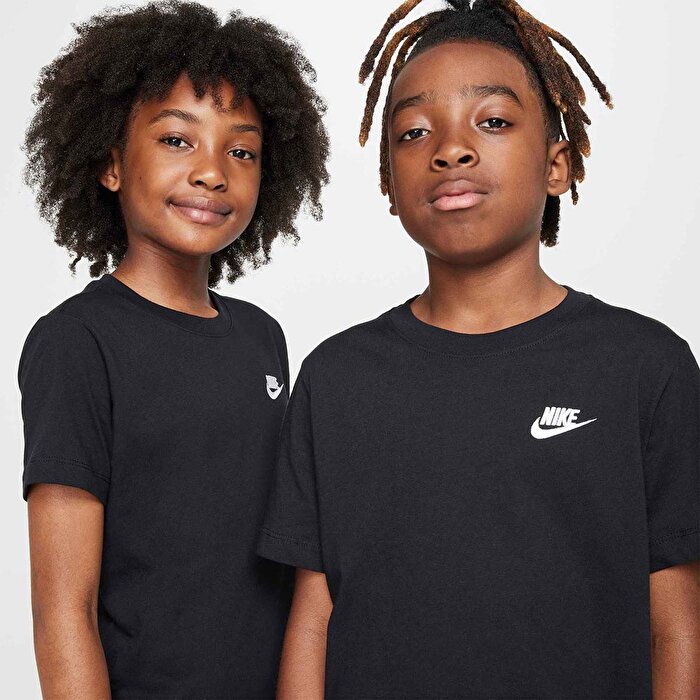 Nike Sportswear Emb Futura Lbr Çocuk Siyah Tişört