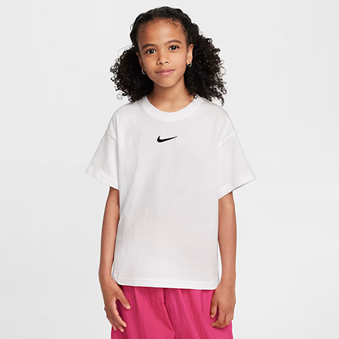 Nike Sportswear Boy Essential Lbr Çocuk Beyaz Tişört