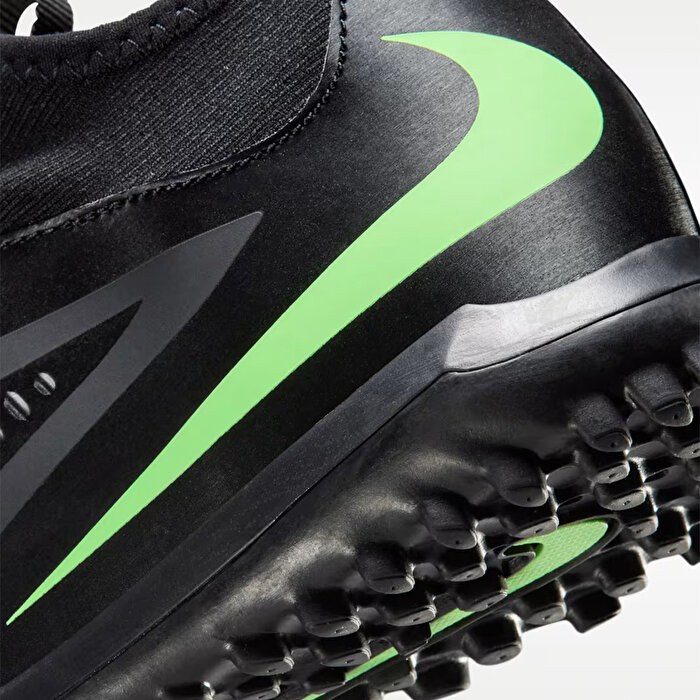 Nike Phantom 6 High Acad Jr Tf Çocuk Siyah Halı Saha Ayakkabısı