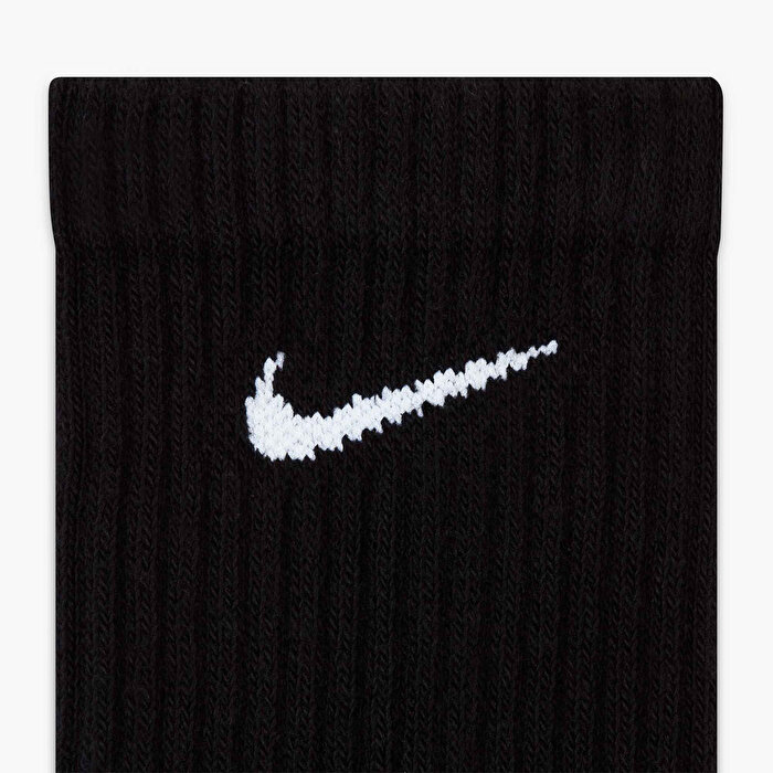 Nike Everyday Cush Crew 3' lü Siyah Çorap