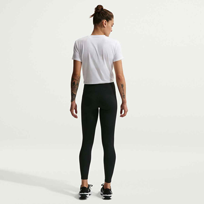 Nike Dri Fit One Hr 7/8 Kadın Siyah Tayt