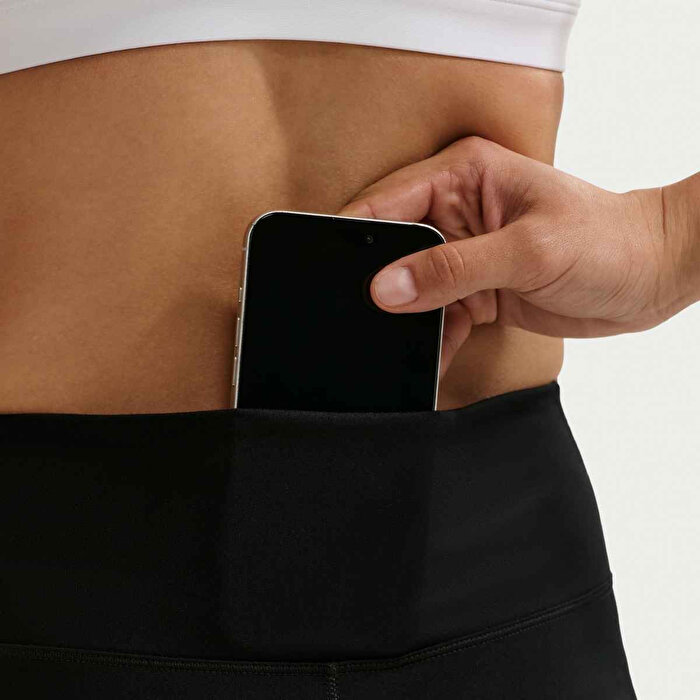 Nike Dri Fit One Hr 7/8 Kadın Siyah Tayt
