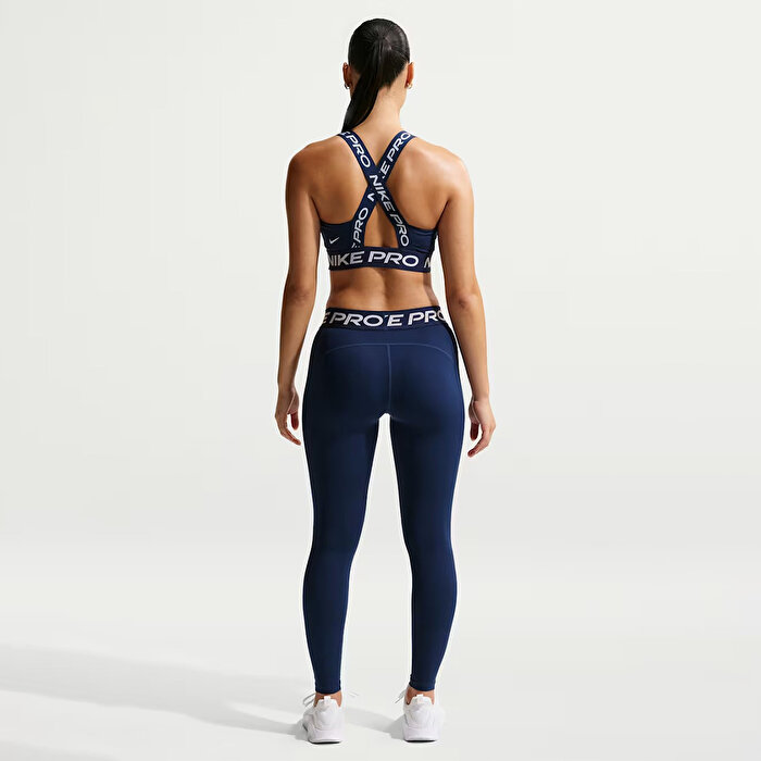 Nike Pro Dri Fit 365 Mr Kadın Lacivert Tayt