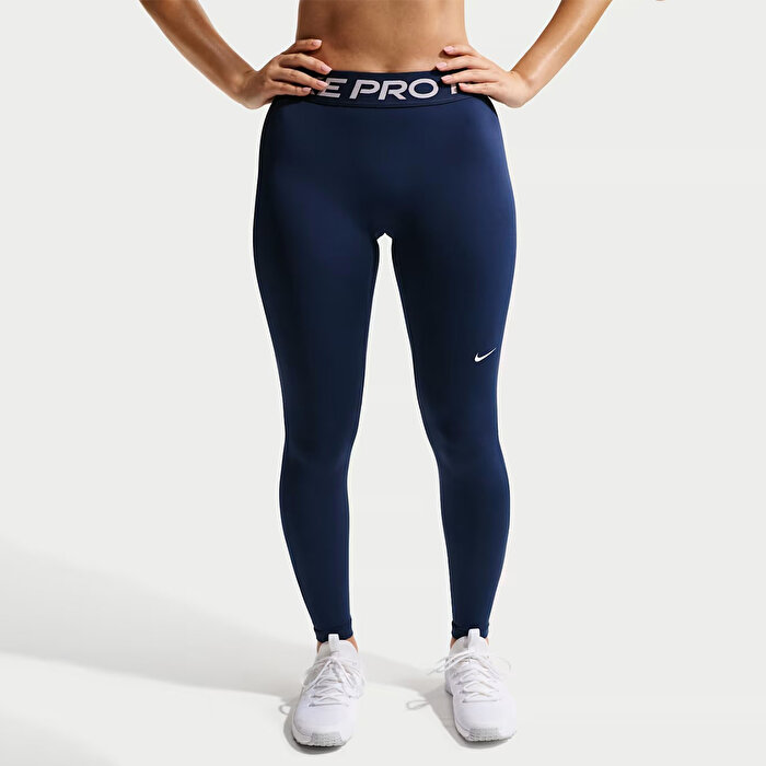 Nike Pro Dri Fit 365 Mr Kadın Lacivert Tayt