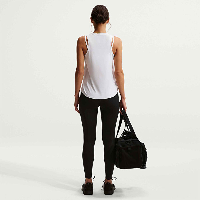 Nike Dri Fit One Hr 7/8 Kadın Siyah Tayt