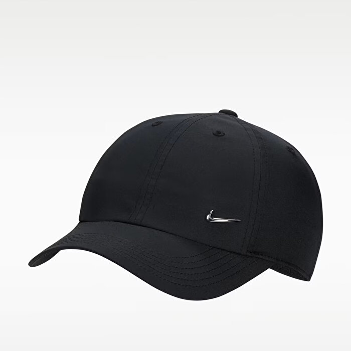 Nike Dri Fit Club Us Cb Metal Swoosh Çocuk Siyah Şapka