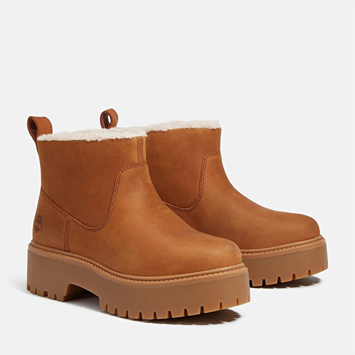 Timberland Stone Street Mid Warm Lined Kadın Kahverengi Bot
