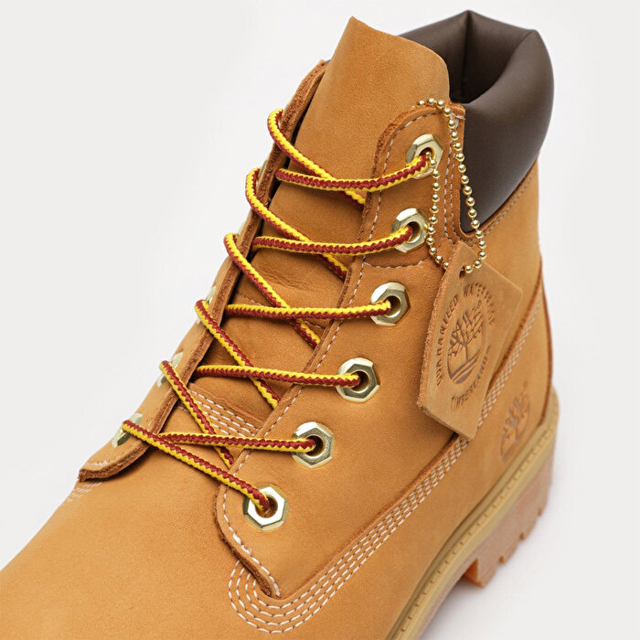 Timberland Premium 6 Inch Lace Up Waterproof Çocuk Sarı Bot