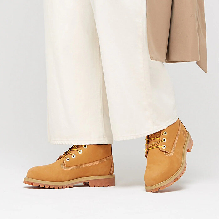Timberland Premium 6 Inch Lace Up Waterproof Çocuk Sarı Bot
