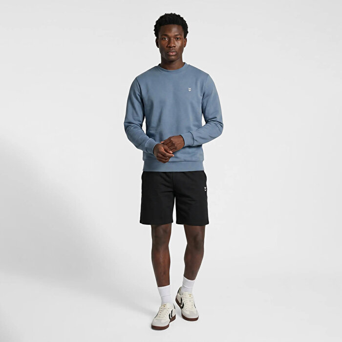 Hummel Pulse Regular Erkek Mavi Sweatshirt