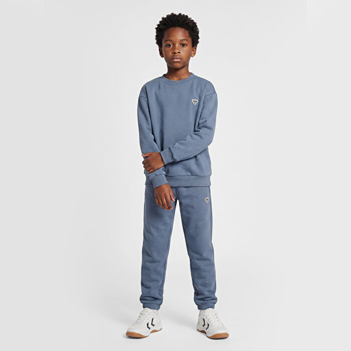 Hummel Loose Çocuk Mavi Sweatshirt