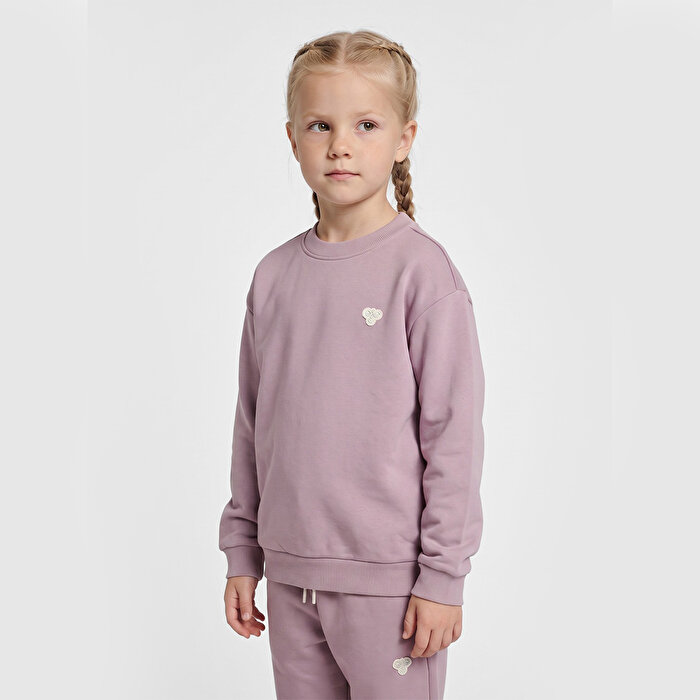 Hummel Loose Çocuk Pembe Sweatshirt