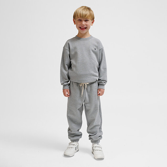 Hummel Loose Çocuk Gri Eşofman Altı