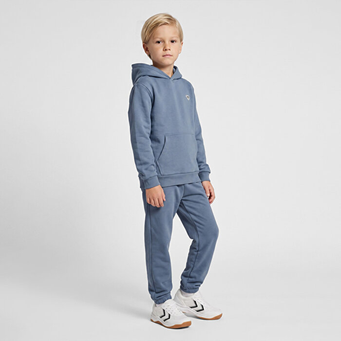 Hummel Loose Çocuk Mavi Kapüşonlu Sweatshirt