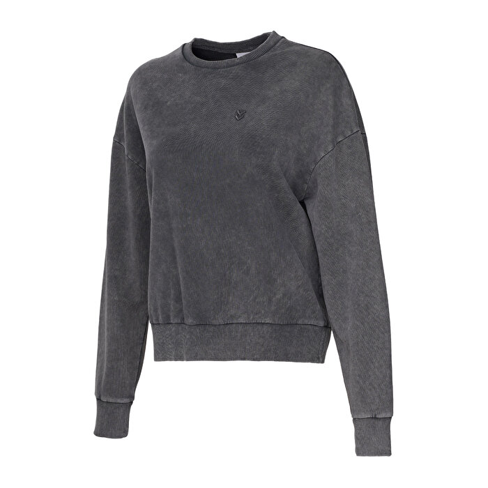 Hummel Dellax Kadın Gri Kapüşonlu Sweatshirt
