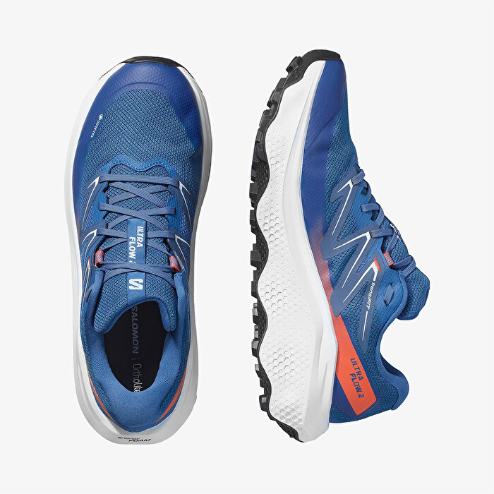 Salomon Ultra Flow 2 Goretex Erkek Mavi Koşu Ayakkabısı