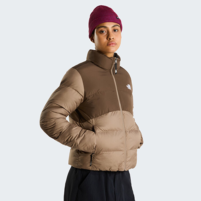 The North Face Saikuru Kadın Kahverengi Dik Yaka Mont