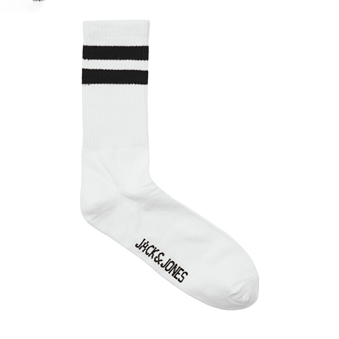 Jack&Jones Travis Tennis 3' lü Erkek Beyaz Çorap