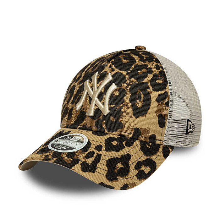New Era Leopard 940 Mc Af Trucker Neyyan Kadın Kahverengi Şapka