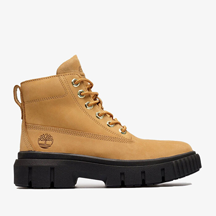 Timberland Greyfield Mid Lace Up Kadın Sarı Bot
