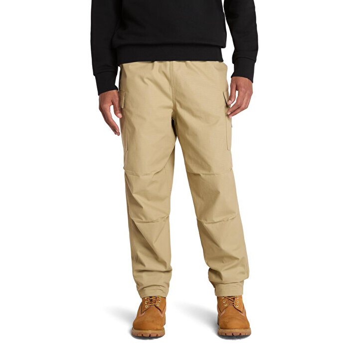 Timberland Woven Badge Ripstop Cargo Erkek Bej Pantolon