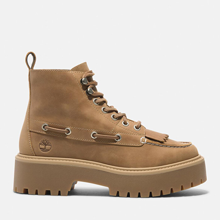 Timberland Stone Street Mid Lace Up Kadın Kahverengi Bot