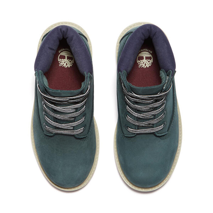 Timberland Premium 6 Inch Lace Up Waterproof Çocuk Yeşil Bot