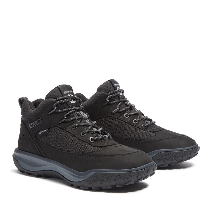Timberland Timbercush Motion 7 Mid Lace Up Waterproof Erkek Siyah Bot