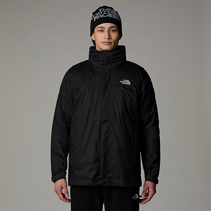 The North Face Evolve II Triclimate Erkek Siyah Kapüşonlu Mont