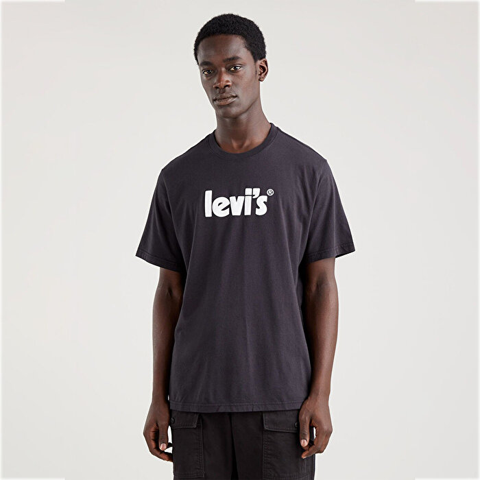 Levi's Relaxed Fit Erkek Siyah Tişört