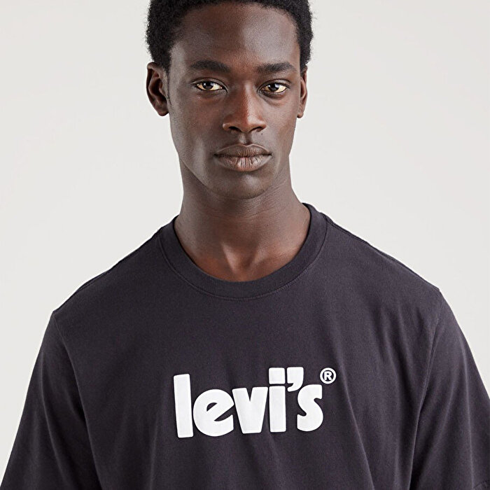 Levi's Relaxed Fit Erkek Siyah Tişört