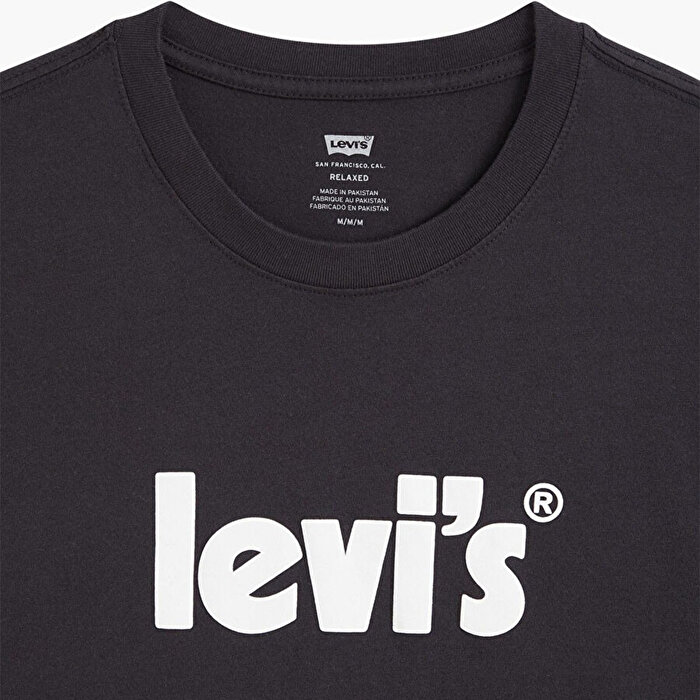 Levi's Relaxed Fit Erkek Siyah Tişört