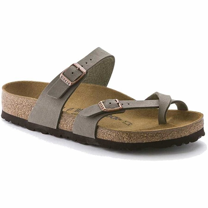 Birkenstock Mayari Bf Kadın Gri Terlik