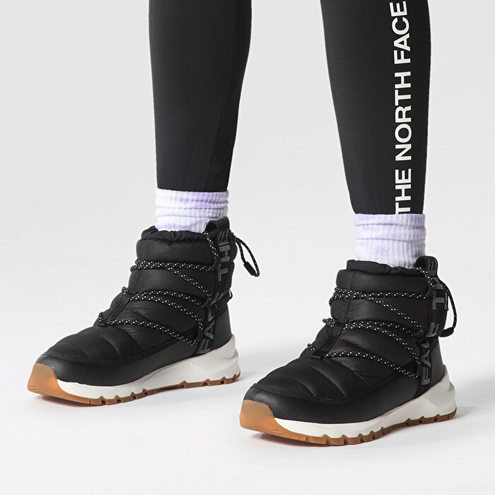 The North Face Thermoball Lace Up Waterproof Kadın Siyah Bot