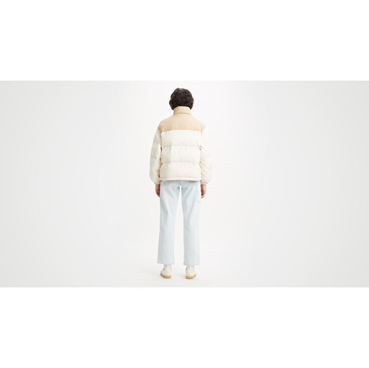Levi's Noe Short Puffer Kadın Bej Mont