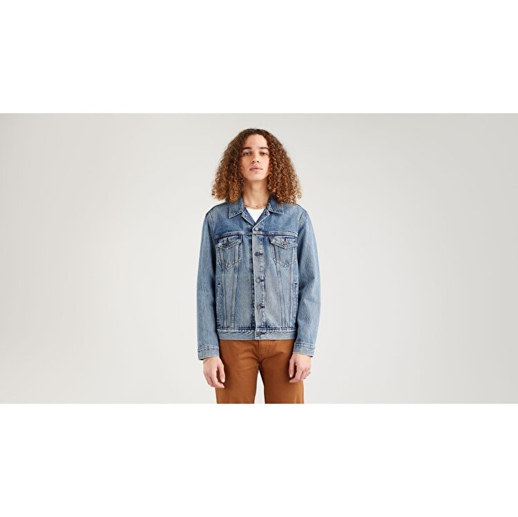 Levi's The Trucker Erkek Mavi Kot Ceket