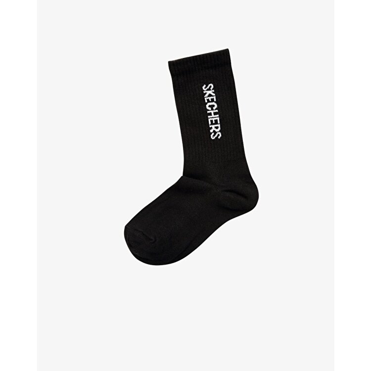Skechers Crew Cut Siyah Soket Çorap