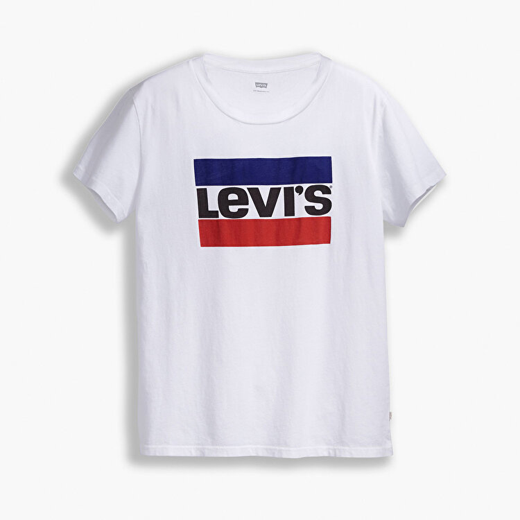Levi's The Perfect Kadın Beyaz Yuvarlak Yaka Tişört