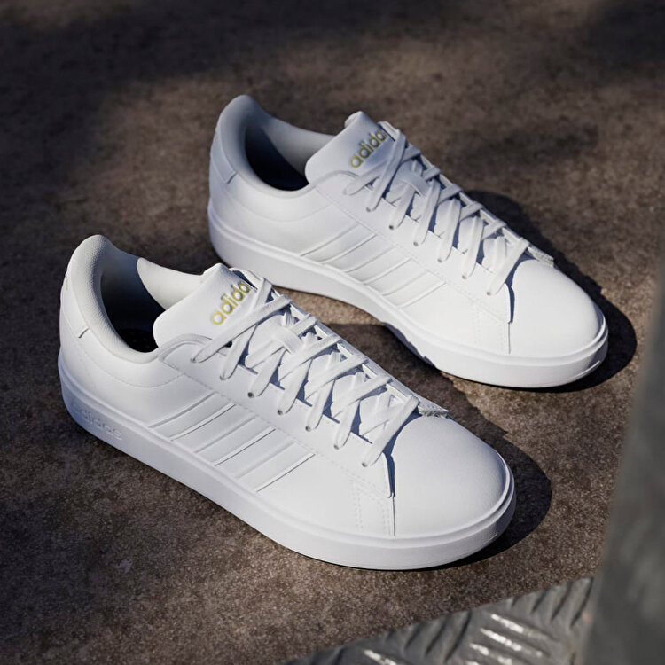 adidas Grand Court 2.0 Kadın Beyaz Sneaker - Görsel 2