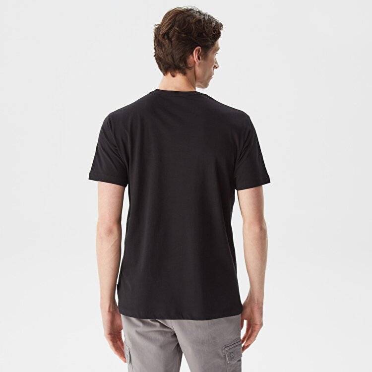 Nautica V35411T Erkek Siyah Bisiklet Yaka Tişört