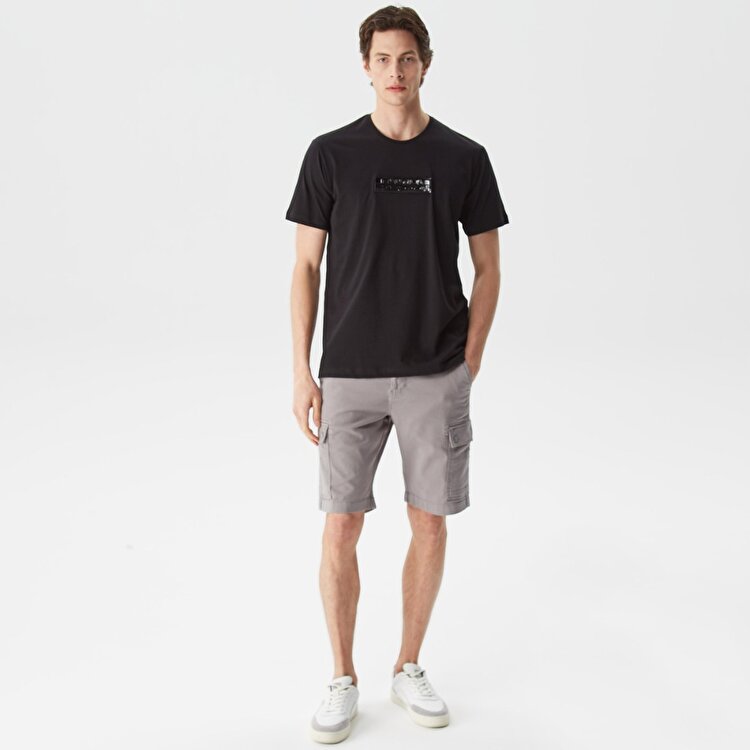 Nautica V35411T Erkek Siyah Bisiklet Yaka Tişört