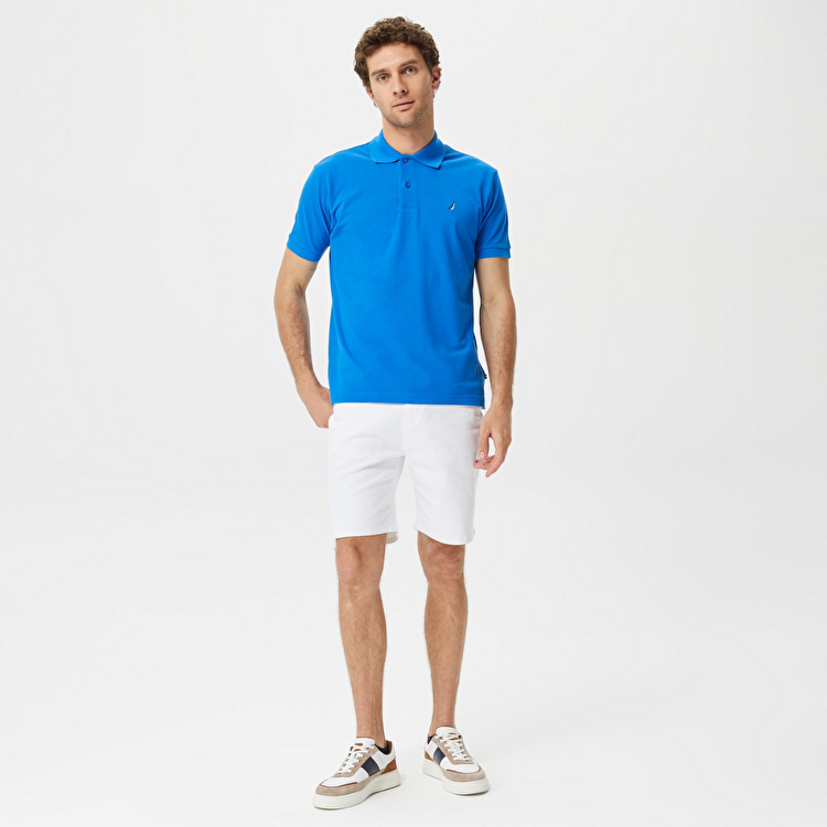 Nautica K35501T Erkek Mavi Polo Tişört