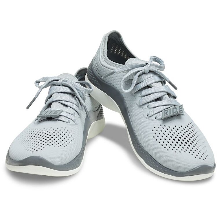 Crocs LiteRide 360 Pacer Erkek Gri Spor Ayakkabı - Görsel 4