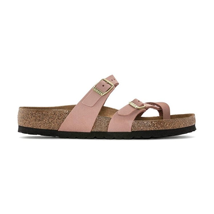 Birkenstock Mayari Soft Footbed Nubuck Leather Kadın Pembe Terlik - Görsel 2