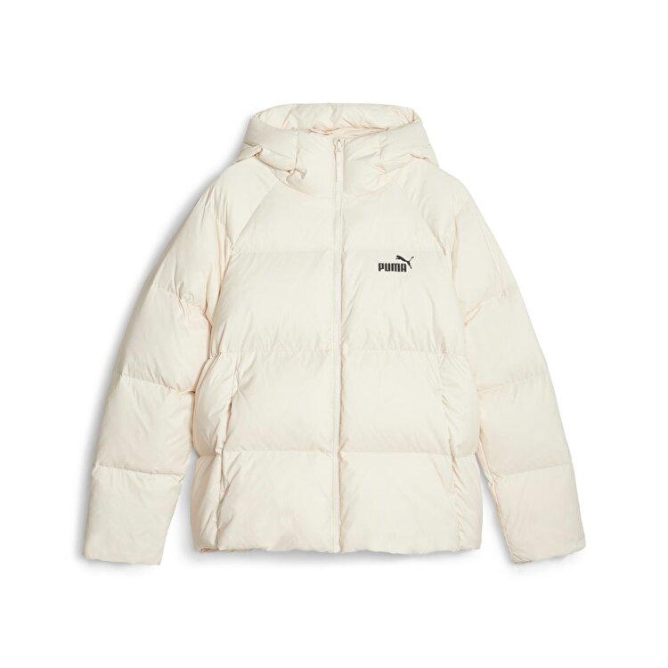 Puma Hooded Ultra Down Puffer Kadın Ekru Mont 67536987 Sporthink
