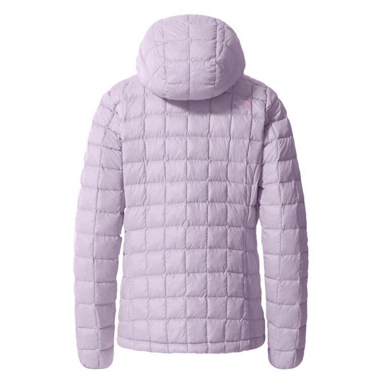 THE NORTH FACE「 CITY T-BALL HOODIE」 The North Face Thermoball Eco Hoodie 2.0 Kadın Mor Kapüşonlu Mont