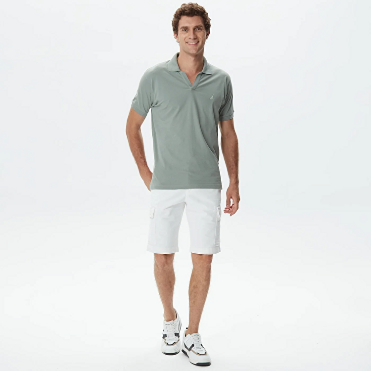 Nautica K35523T Erkek Yeşil Polo Yaka Tişört
