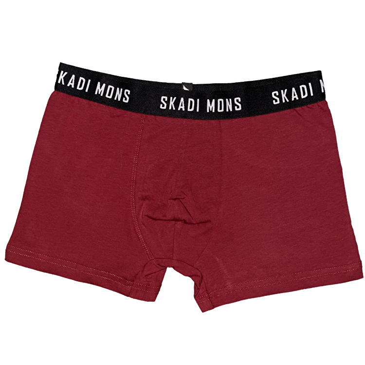 Skadi Mons Basic Erkek Bordo Boxer