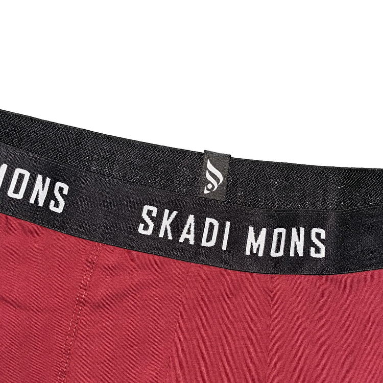 Skadi Mons Basic Erkek Bordo Boxer